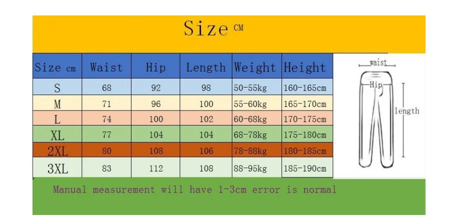 Spring Winter Men/Women Fitness Workout Sweatpants Jogging Running Sweatpants Casual Comfortable Streetwear Men's Tracksuit Pant