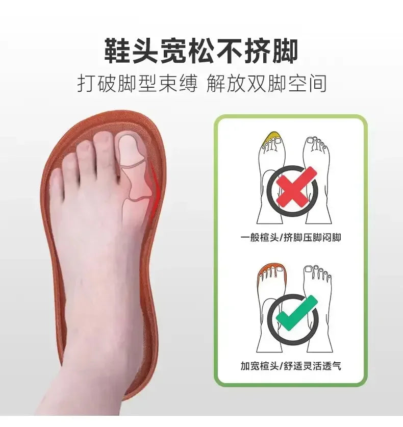 Men's and Women's Wide Version Barefoot Shoes Minimalist and Casual Shoes Sports Shoe Breathable and Comfortable Tennis Shoes