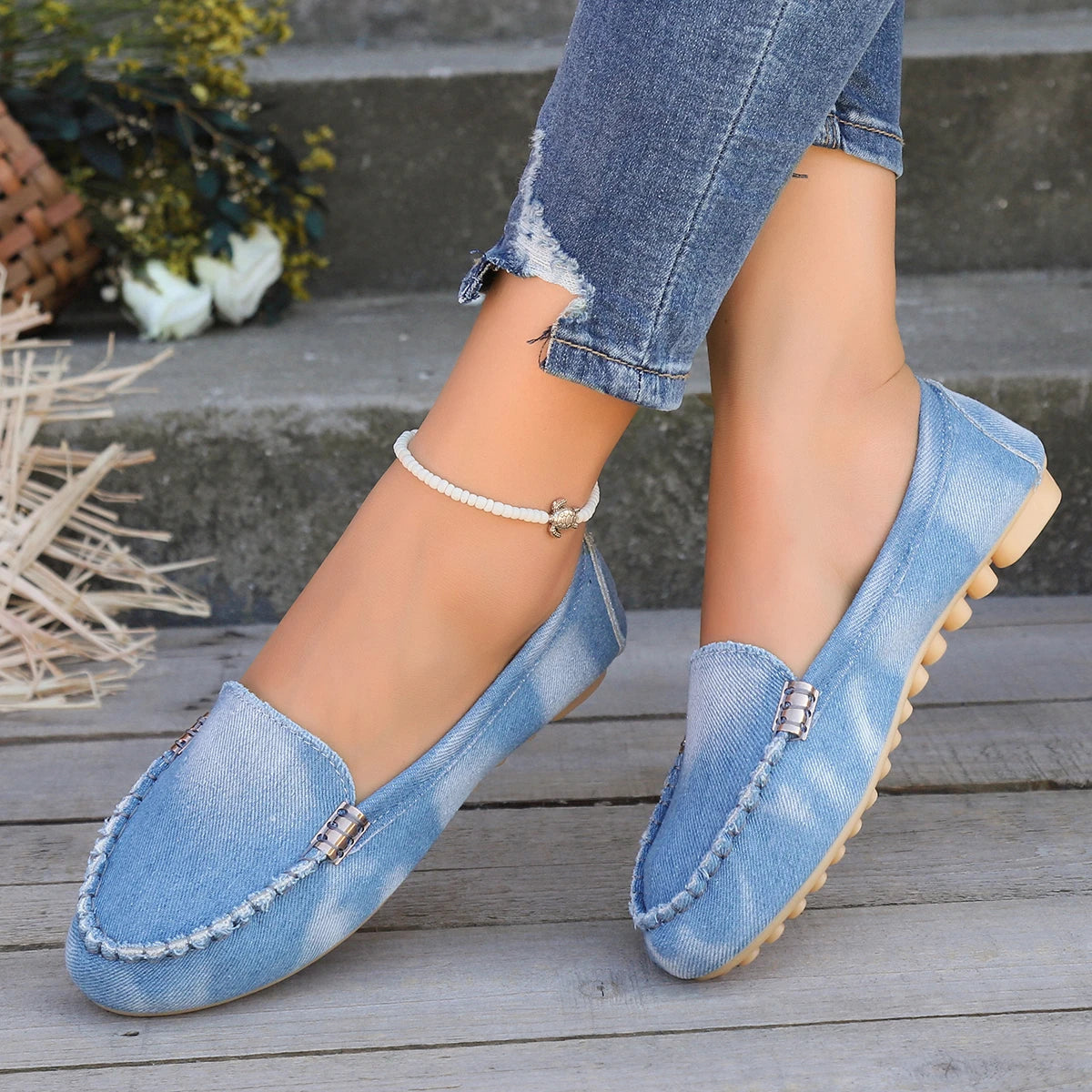 2025 Women Shoes Slip On Loafers For Ballet Flats Women Casual Sneakers Flat Shoes For Women Casual Shoes Zapatos Mujer