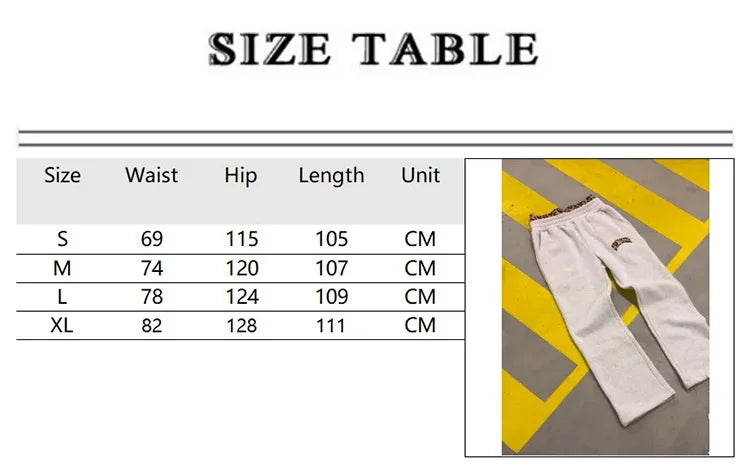 2025 New Tracksuit Men Clothing Y2K Vintage Embroidered Leopard Print Street Casual Hoodie Trendy Double Waist Unisex Sweatpants
