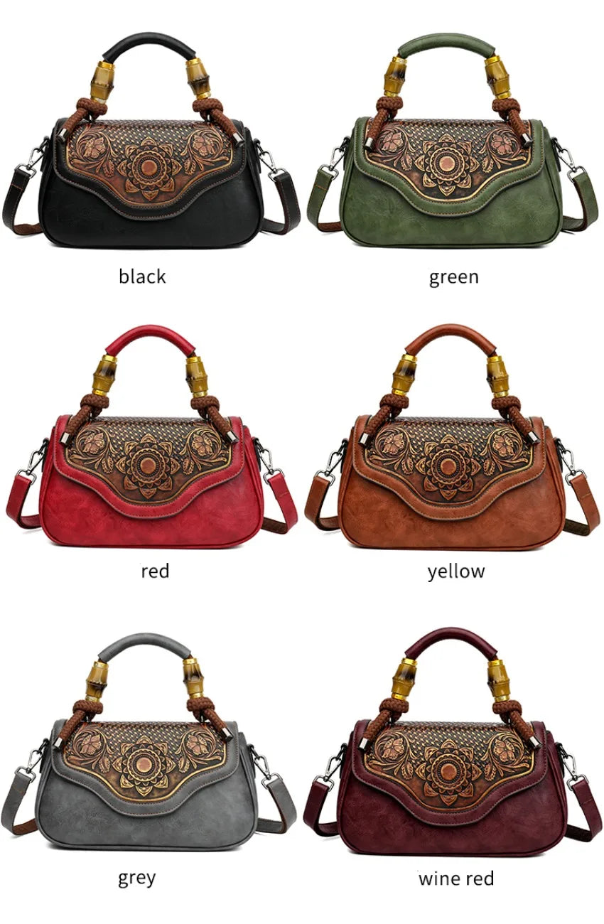 Retro Shoulder Bag Women Handbag High-quality 3D Printed Diagonal Crossbody Classic Office Not Too Big or Too Small Bag Luxury