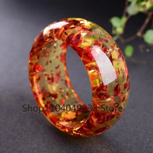 Natural Flower Amber Bangles Women Men Genuine Certified Baltic Amber Fine Jewelry Bangle Gift for Ladies Real Gemstone Bracelet