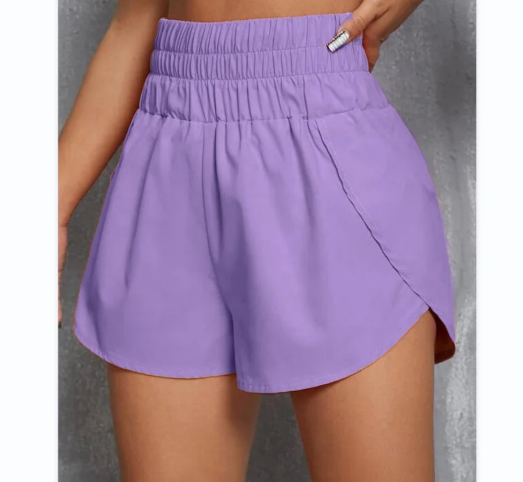 Boxer Shorts for Women Teen-girls Light Weight Pull-on High Rise Shorts Outfit Athletic Style Summer Workout Shorts