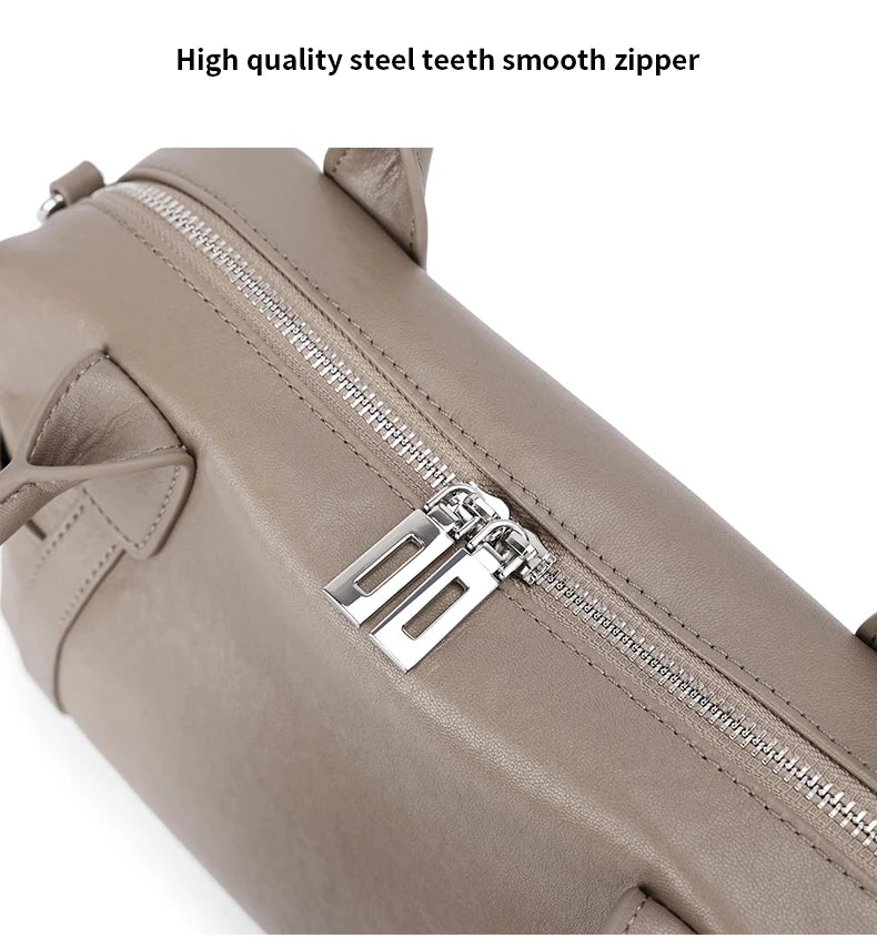 2026 New Women's Fashion Genuine Leather Handbag Female Large Capaci Luxury Designer Boston Totes Bag Shoulder Crossbody Bag