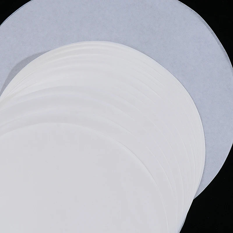 50Pcs Baking Oiled Paper Circle Parchment Paper Multifunction Liner BBQ Oven Patty Hamburger Paper Steamer Liners Baking Tool