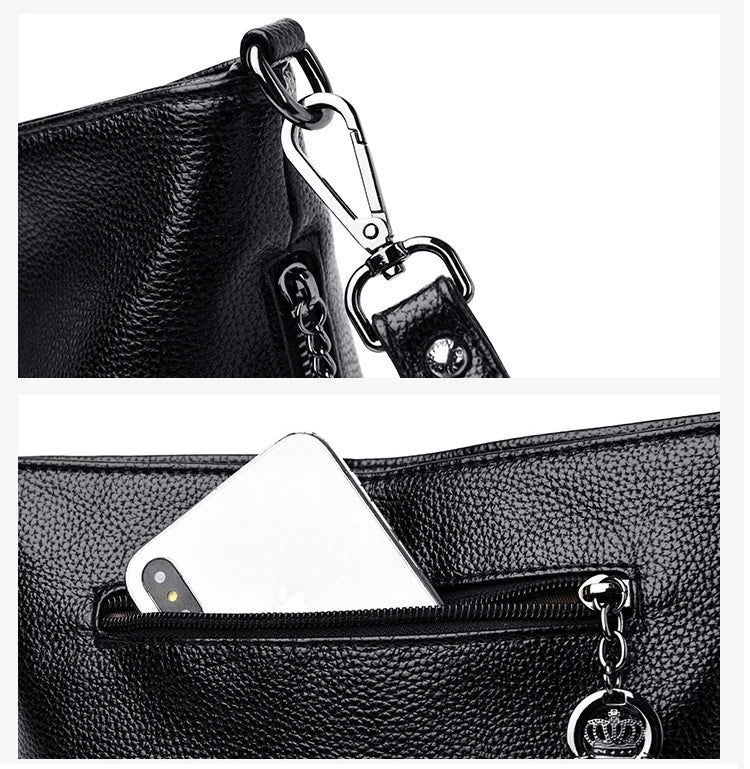 Tassels Women Hand Crossbody Bags for Female Leather Crossbody Luxury Purses and Handbags Women Shoulder Bag Designer Bucket Sac