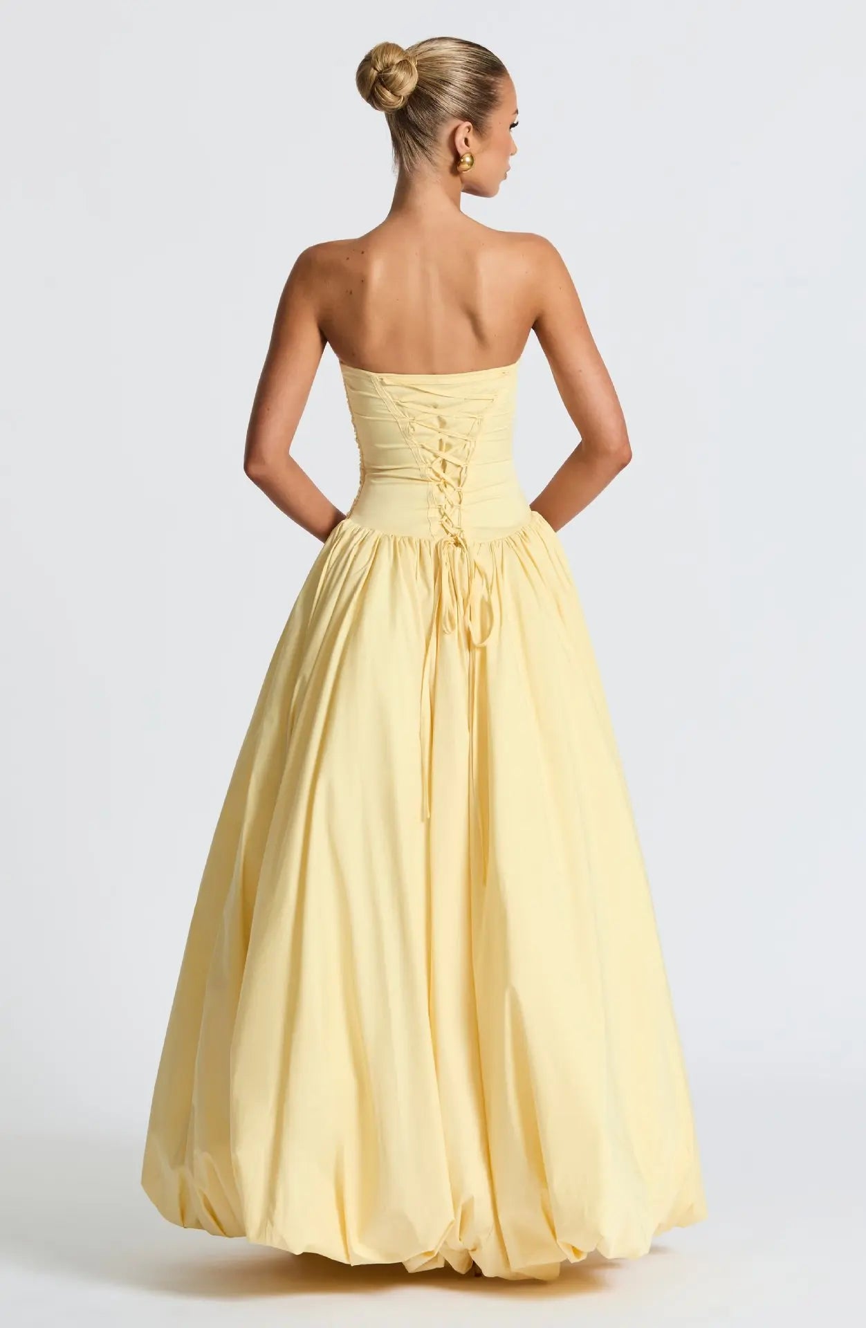 Sexy Evening Club Party Dresses Women 2026 Summer Bandage Lace Up Split Maxi Long Dress Elegant Strapless Backless Robe