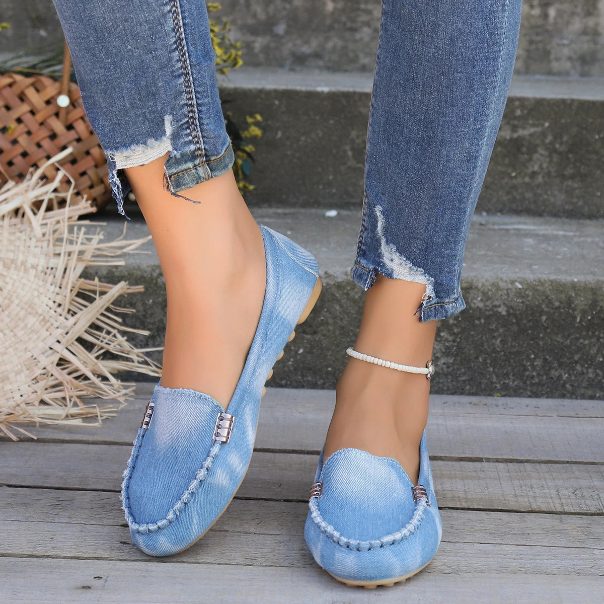 2025 Women Shoes Slip On Loafers For Ballet Flats Women Casual Sneakers Flat Shoes For Women Casual Shoes Zapatos Mujer