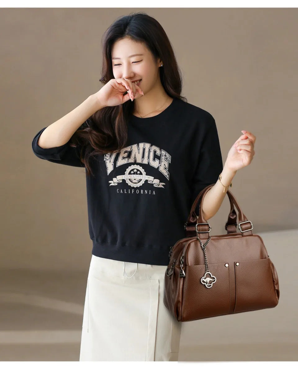 Genuine Brand Luxury Handbags Women Bags Designer Crossbody Bags for Women Small Top Quality Soft Leather Shoulder Bag Daily Use