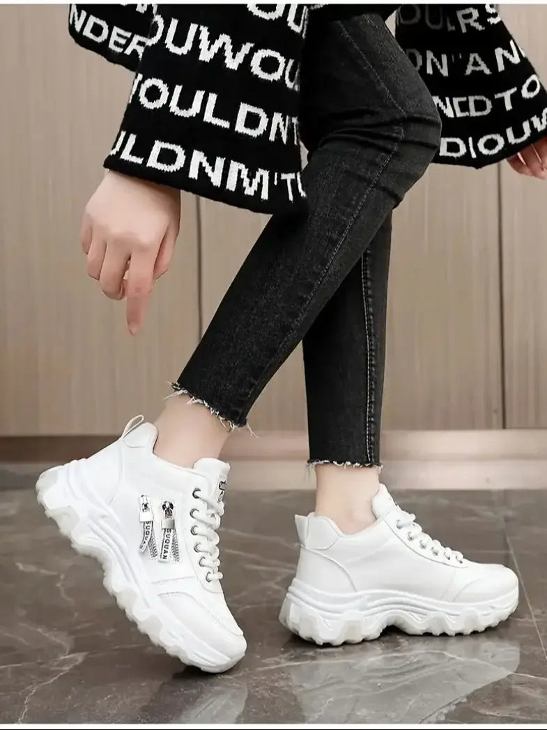 Women's Fashionable All-Match Leisure Sports Shoes New Stylish Comfortable Footwear for Active Living