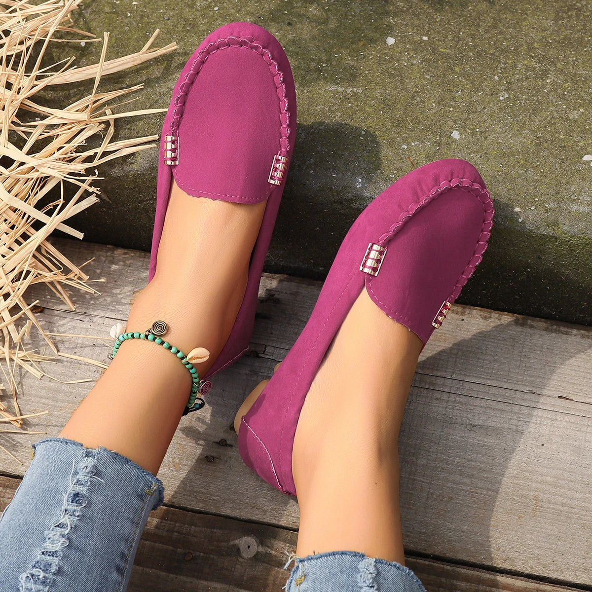 2025 Women Shoes Slip On Loafers For Ballet Flats Women Casual Sneakers Flat Shoes For Women Casual Shoes Zapatos Mujer