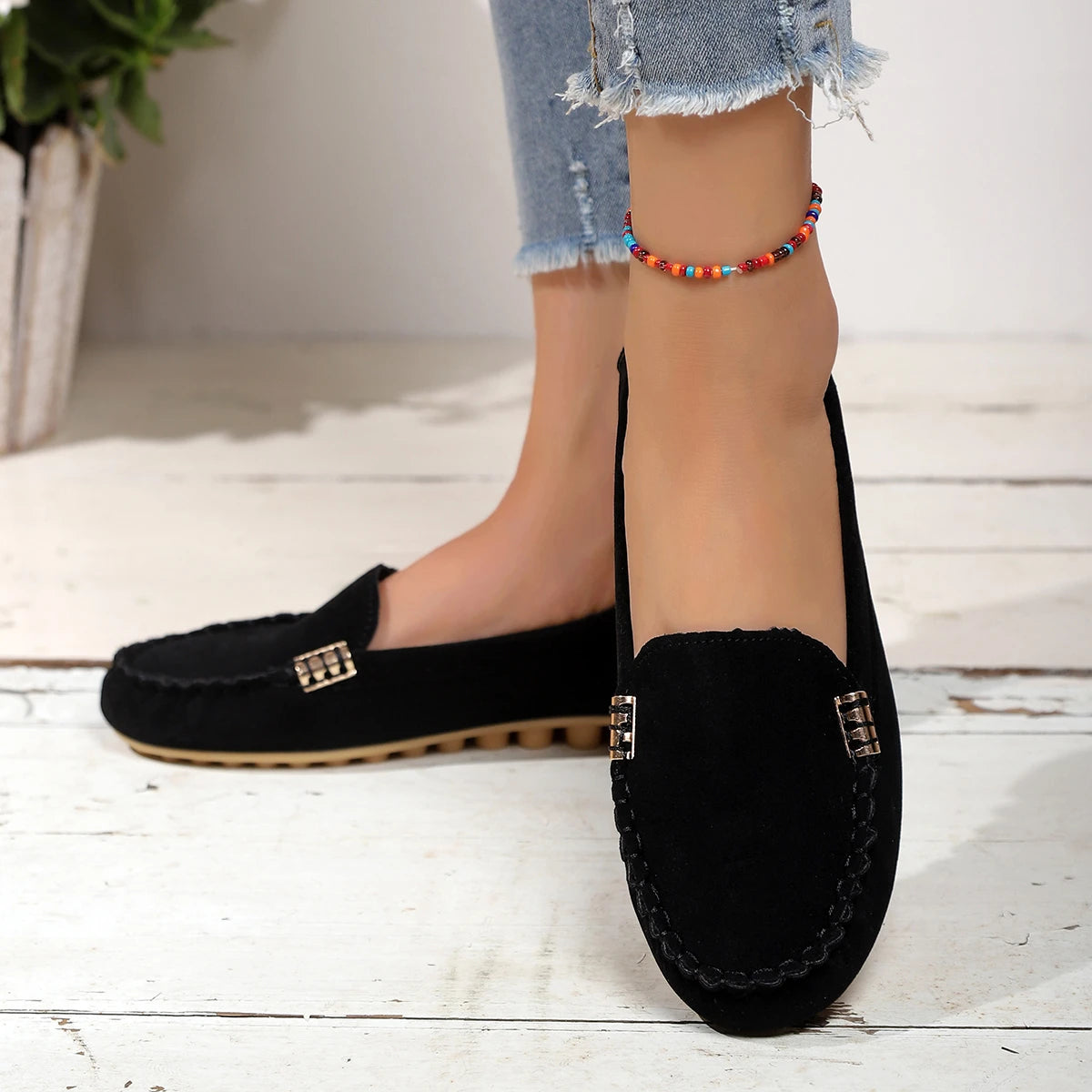 2025 Women Shoes Slip On Loafers For Ballet Flats Women Casual Sneakers Flat Shoes For Women Casual Shoes Zapatos Mujer