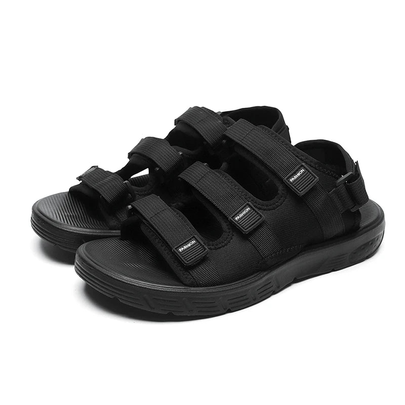 A Pair of Men's Sandals, Summer New Trendy Sports Outer Wear, Non-Slip, Wear-Resistant, Soft-Soled Driving, Cool Beach Shoes for Men