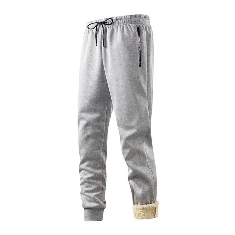 Men's Fleece Tracksuit Set Hooded Jacket + Pants Winter Warm Sherpa Lining Sports Suit Casual Outfit Eurban Style Workout Set