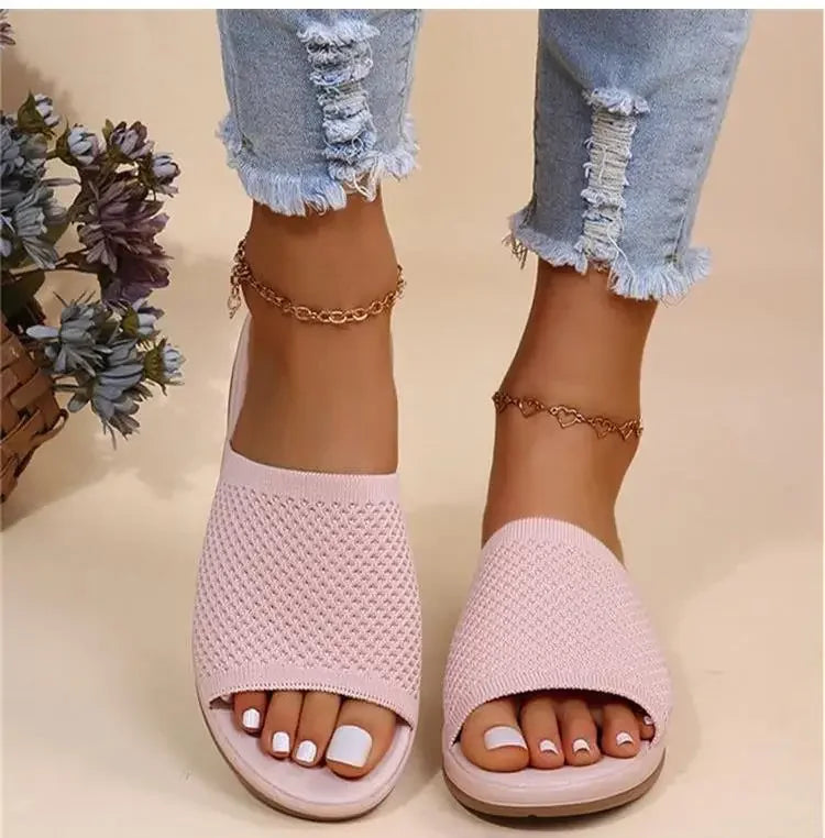 Woman Sandals Shoes Summer Party Women's Sandals Outdoor Women's Shoes Soft Sandals Ladies Slip On Slipper Female Footwear