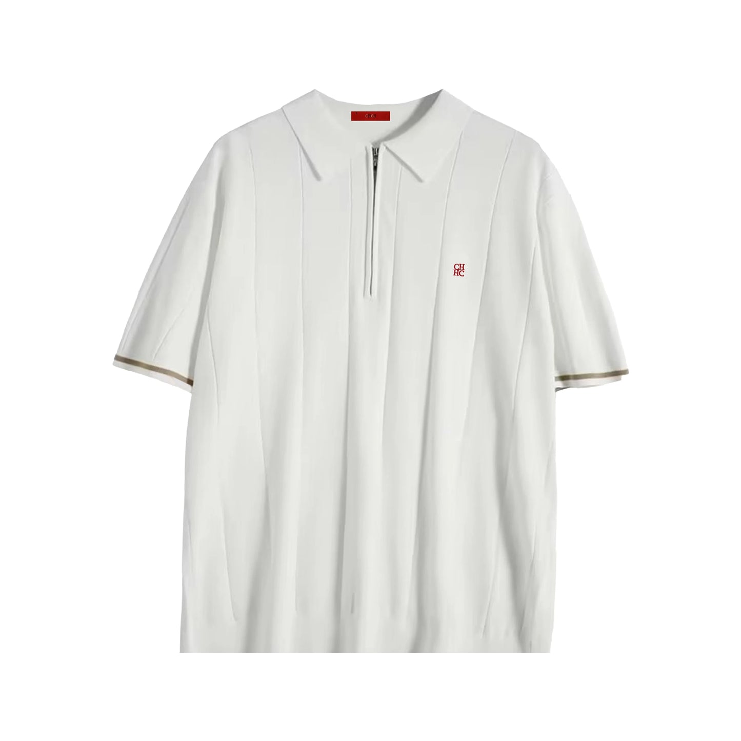 Men's T Shirt Short Sleved Polo Shirt Zipper Collar Embroidery Design Fashion Casual Men Polo Shirts Daily Tops Men T Shirt