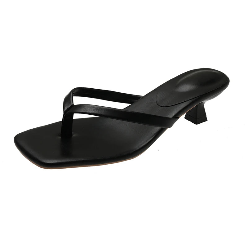 Women Slippers High Heels Sandals Sexy Open Toe Party Wedding New Summer Shoes Fashion Beach Woman Soft Slides Zapatos De Mujer
