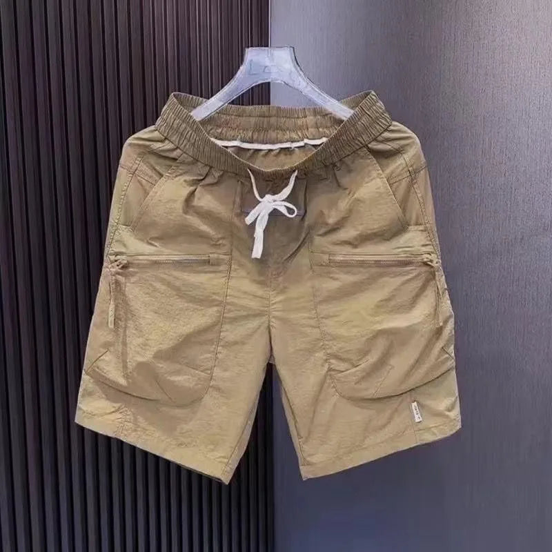 2025 Men Clothing Men's Shorts Trend Elastic Waist Sweatpants Summer Men Short Korean Fashion Streetwear Harajuku Shorts Men