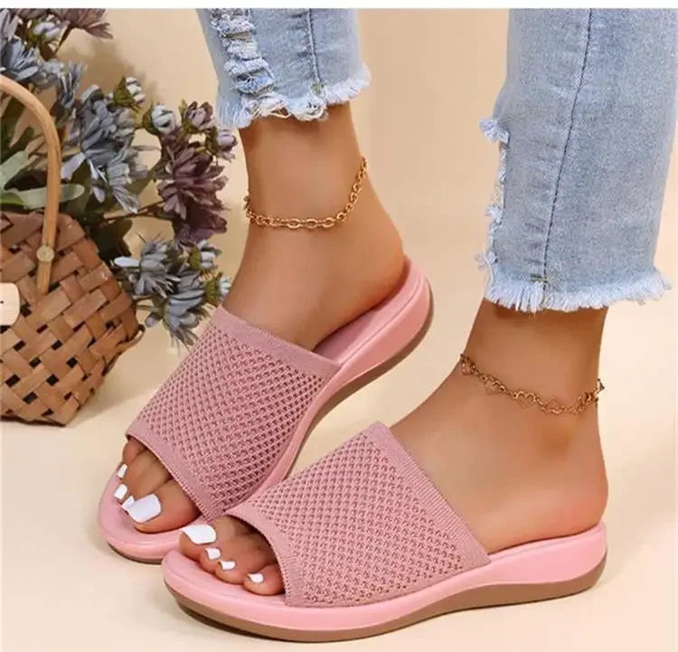 Woman Sandals Shoes Summer Party Women's Sandals Outdoor Women's Shoes Soft Sandals Ladies Slip On Slipper Female Footwear