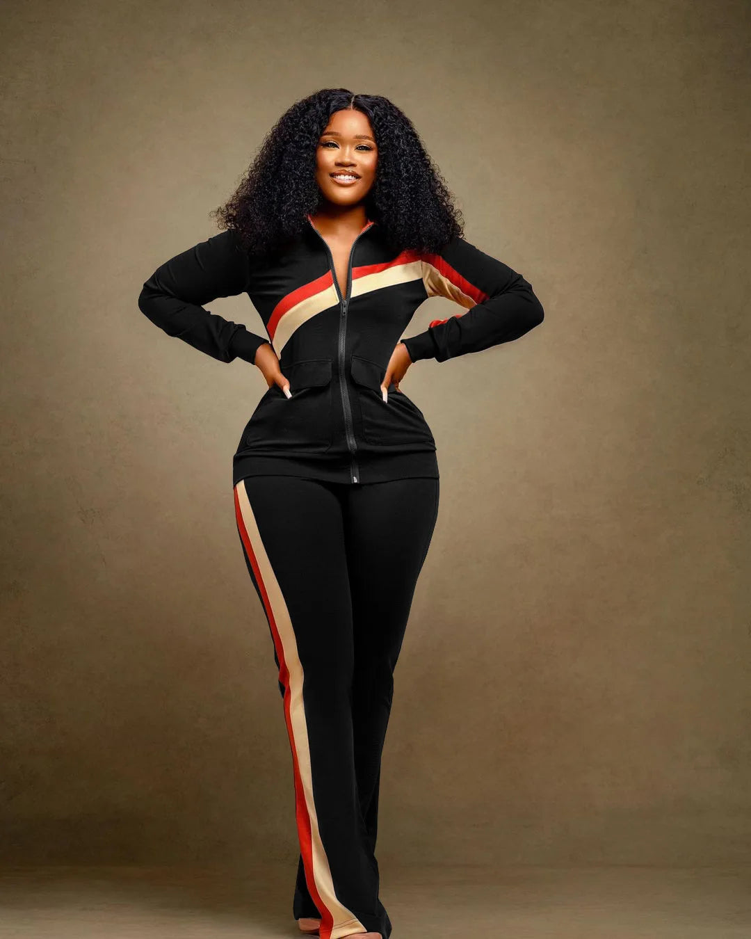 Tracksuit Women Pants Set Two Piece Set Autumn Winter Zipper Jacket Tops Suits Jogging Vintage Patchwork Outfits Y2k Streetwear