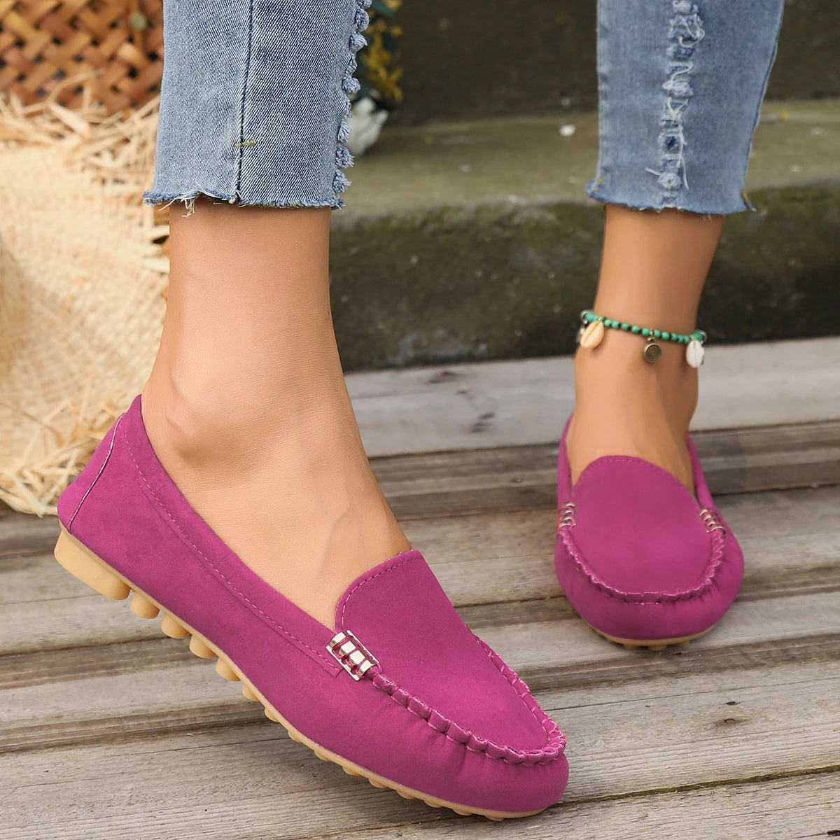 2025 Women Shoes Slip On Loafers For Ballet Flats Women Casual Sneakers Flat Shoes For Women Casual Shoes Zapatos Mujer
