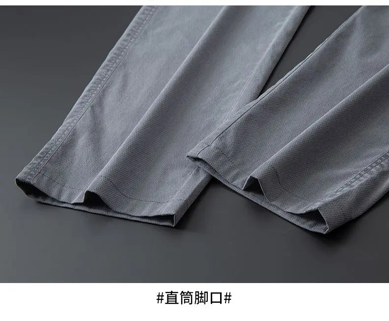 Tensi Casual Jeans Men's 2025 New Loose Straight Long Pants Summer Thin Sports