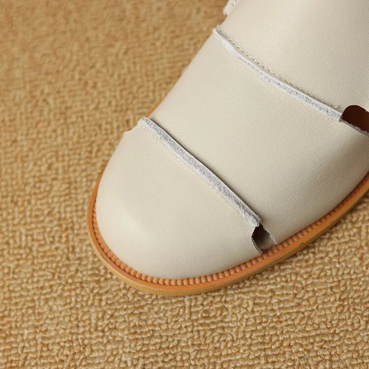 Women Sandals 2026 new Hollow Breathable Comfortable Soft Sole Low Heel Slingback Shoes Summer Fashion Versatile Casual Sandals