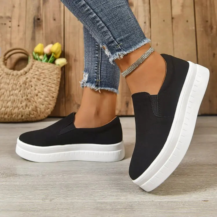 Shoes for Women Spring Leisure Sneakers New Womens Lazy Footwear Lightweight Thick Sole Platform Women Shoes Size 36-43