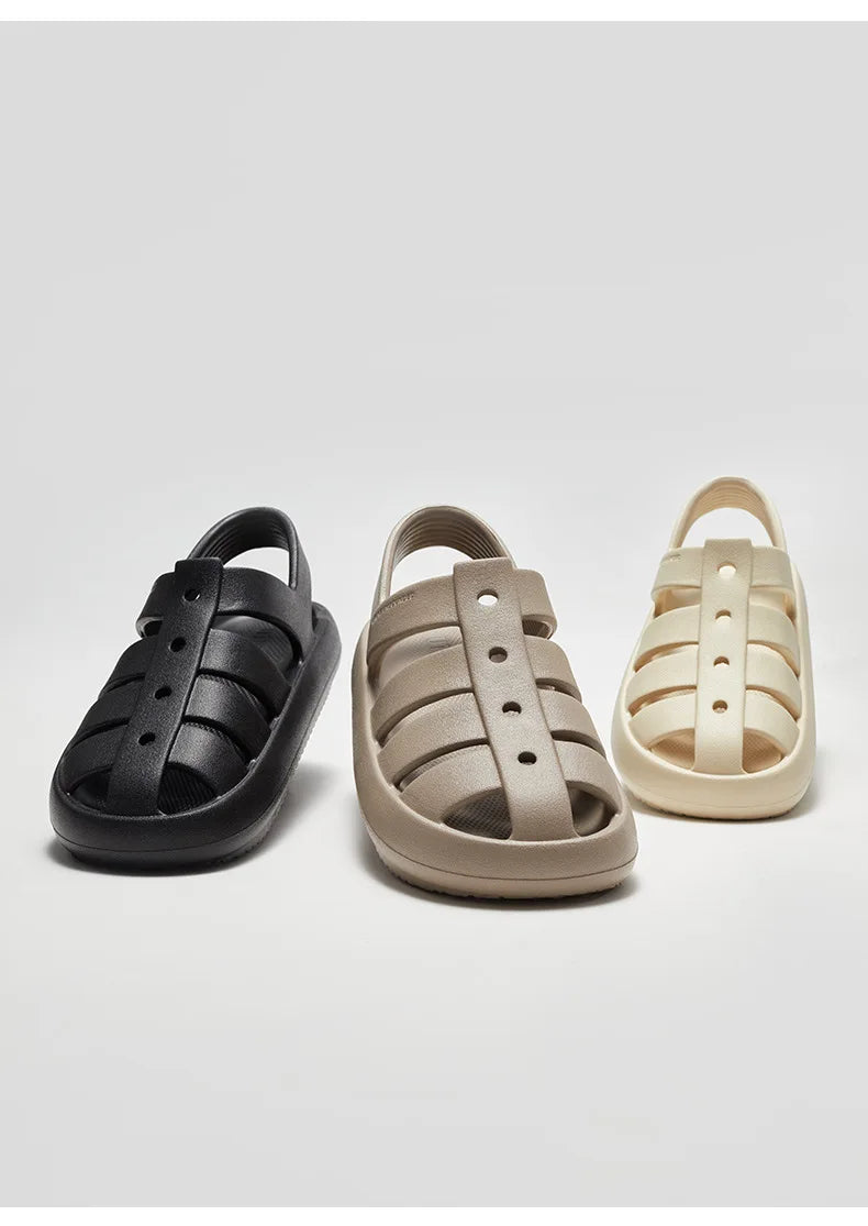 2023 Sandals for Women Men Couple Outdoor Beach Shoes SummerThick Cushion Breathable Non-slip Platform Sandal White Mens Sandals
