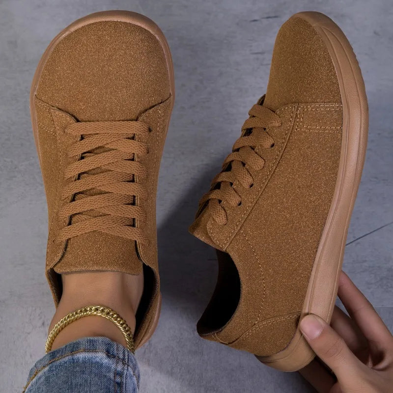 New Wide Toe Barefoot Shoes for Women Zero Drop Minimalist Sneakers Soft Sole Casual Walking Shoes Women Versatile Flat Shoes