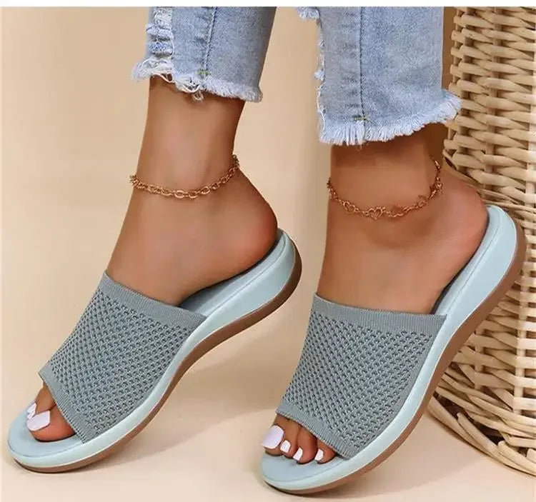 Woman Sandals Shoes Summer Party Women's Sandals Outdoor Women's Shoes Soft Sandals Ladies Slip On Slipper Female Footwear