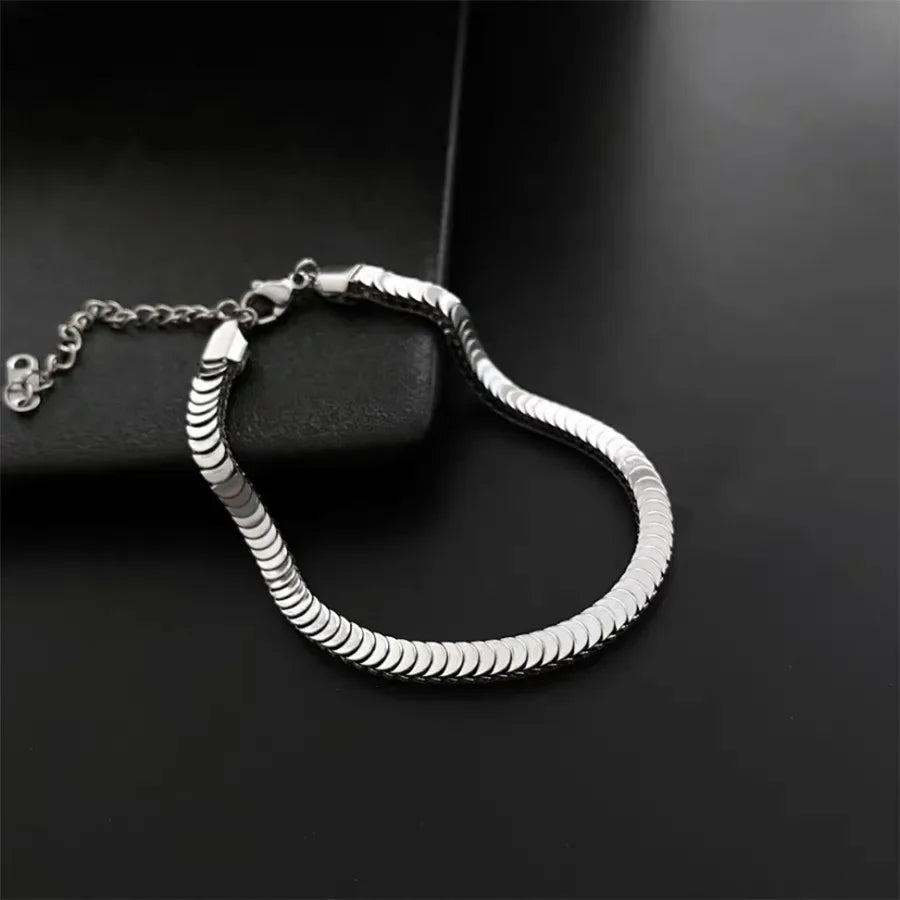 Silver Color Bangles Bracelet for Women Girls Titanium Steel 18K Gold Plated Waterproof Jewelry Luxury Sparkling Zircon Bangles
