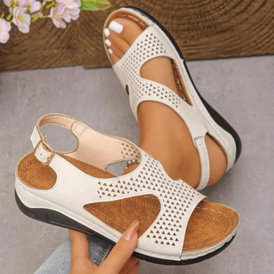 Fashion Women Summer Shoes Sandals Wedge Walking Shoes Retro Women's Sandals Non-Slip Breathable Footwear Women Sandal Female