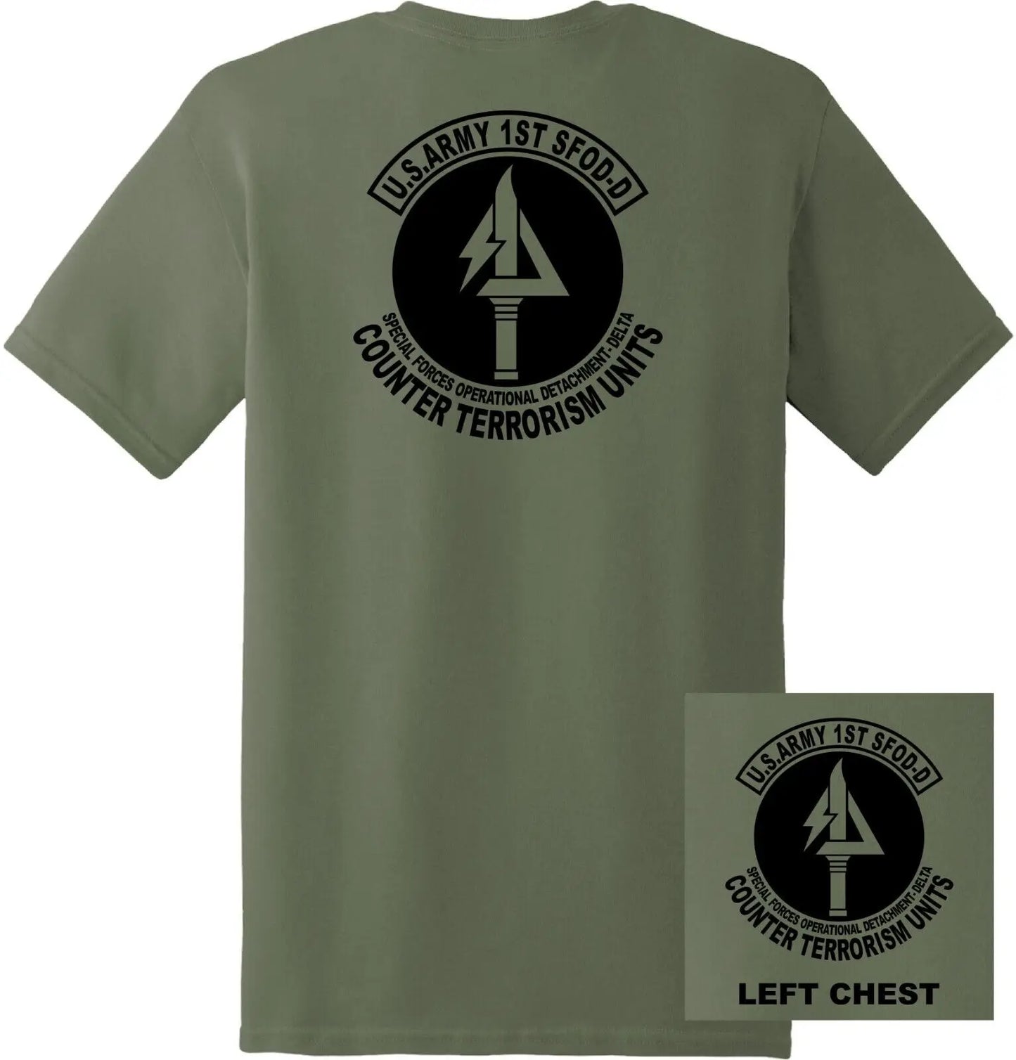 US Army Delta Force 1st Special Forces Operational Detachment T-Shirt 100% Cotton O-Neck Summer Short Sleeve Casual Mens T-shirt