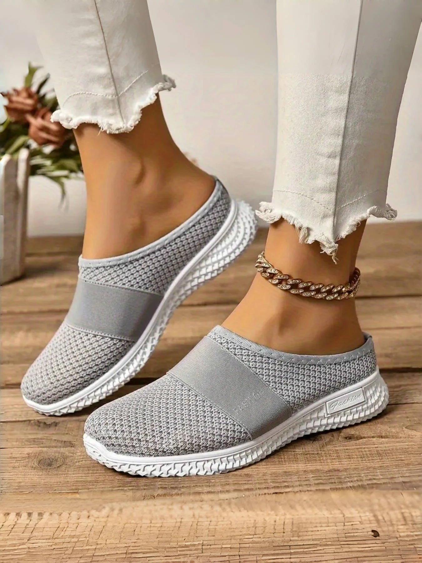 women's shoes Solid Color Mules, women's summer shoes free shippiing shoes Slippers for women Comfortable and breathable