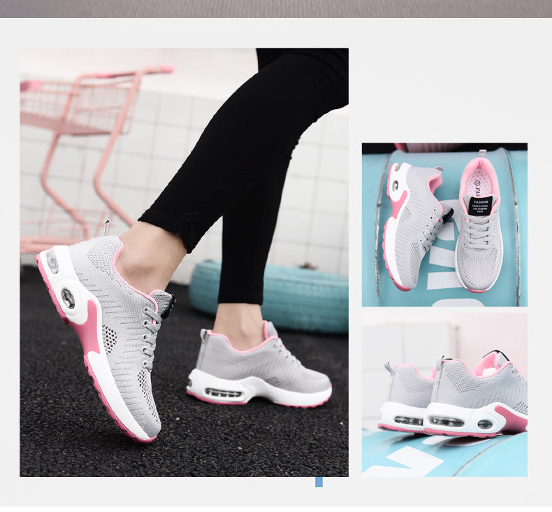 Women Sneakers Lightweight Knitted Shoes Women Casual Flats Shoes Female Tennis Shoes Non-Slip Women Sport Shoes