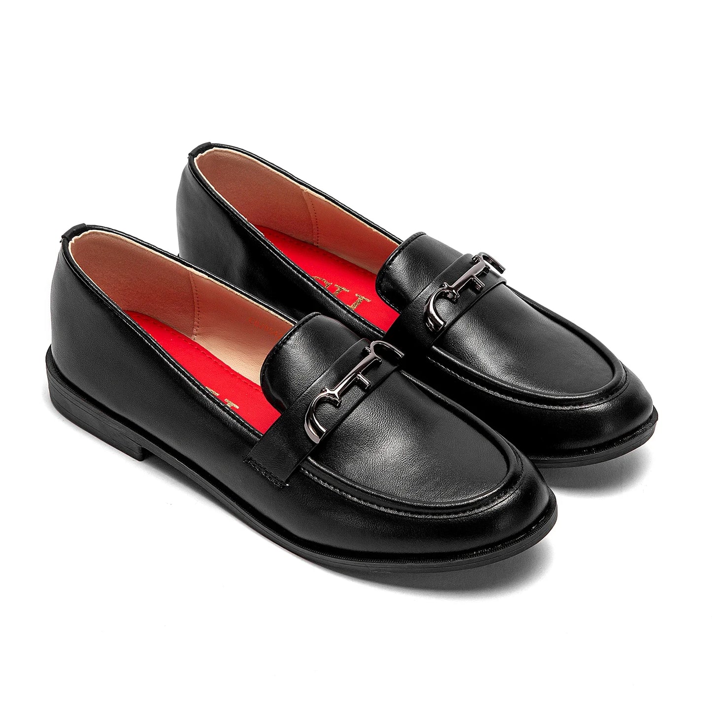 C-H Woman's Flat Shoes 2025 New Black Women's Business Shoes Commuter students