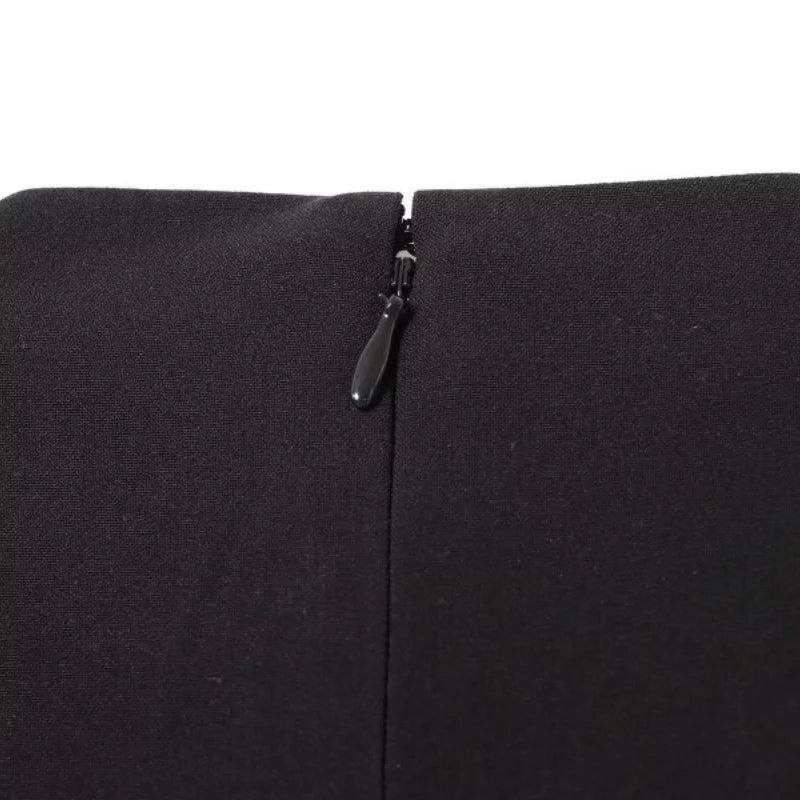 Elegant Black Sleeveless Blouse for Women with Belt Summer Casual Tank Top Back Zipper Work Office Wear Casual Daily Outfits Top