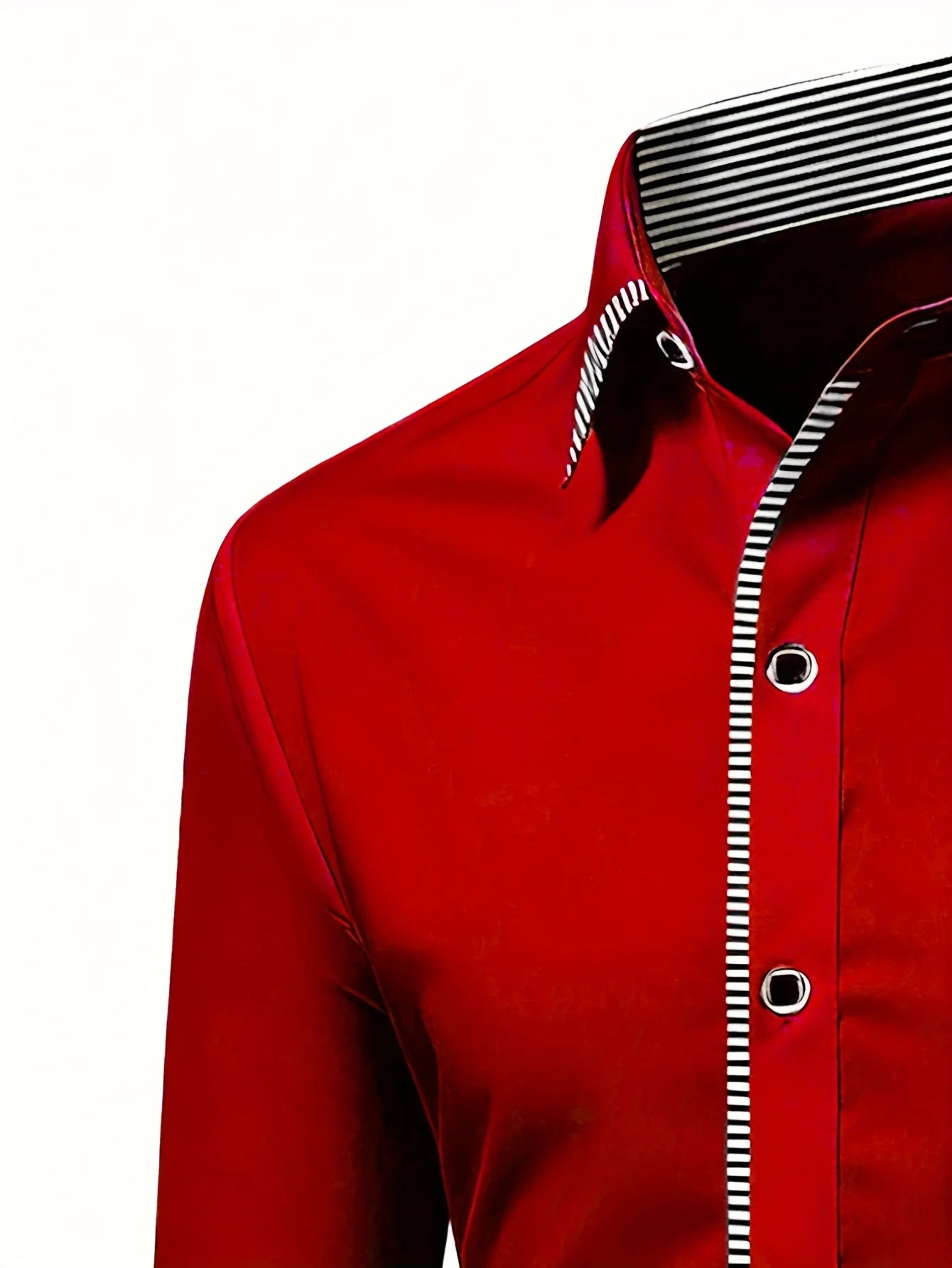 2025 New Men Patchwork Shirt Fashion Dress Tuxedo Long Sleeve Smart Casual Four Season Man Micro Elastic Shirts