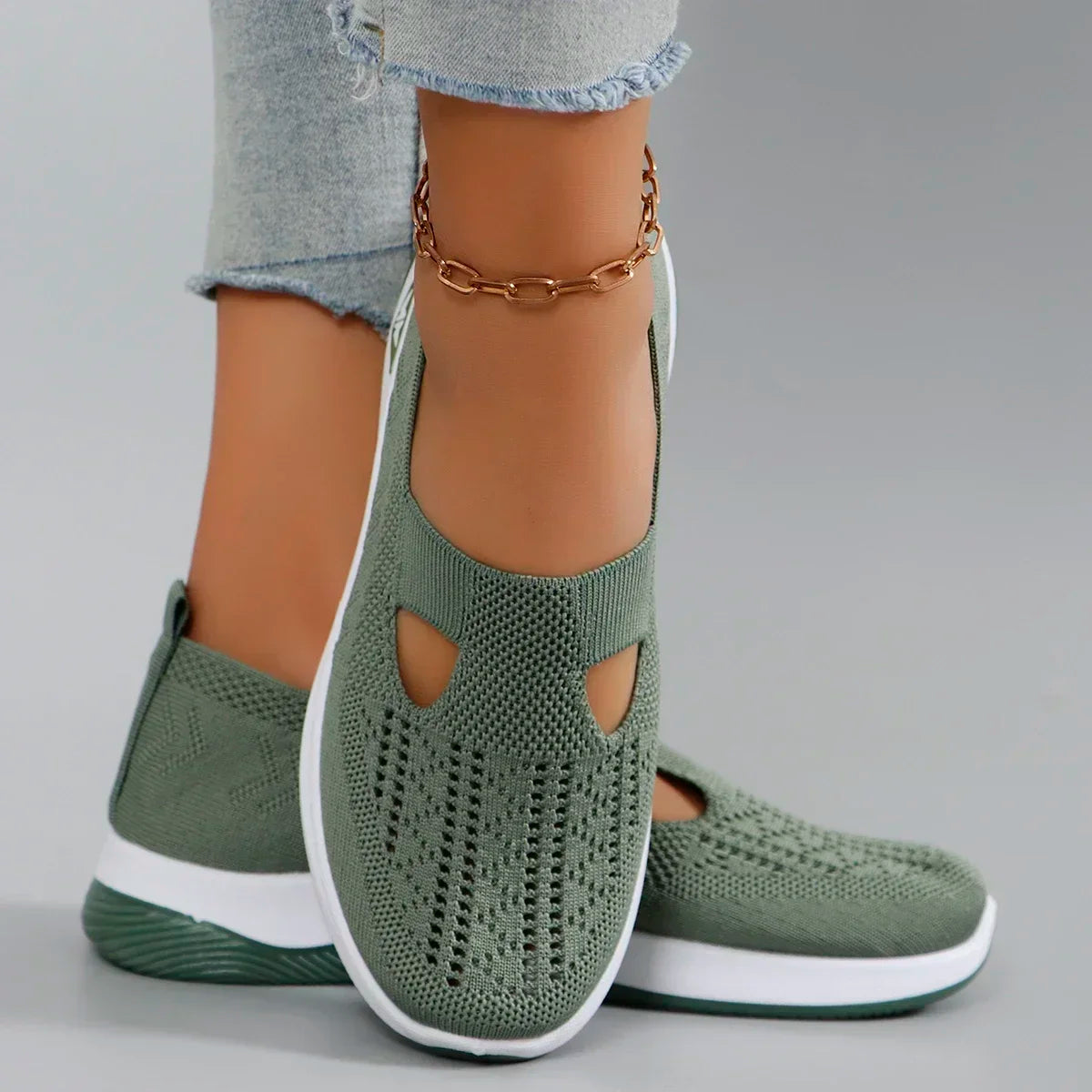 Women's Casual Shoes Breathable Comfortable Orthopedic Shoes Non Slip Sneakers For Spring And Summer New Arrival Women Mesh