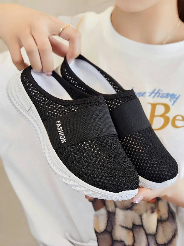 women's shoes Solid Color Mules, women's summer shoes free shippiing shoes Slippers for women Comfortable and breathable