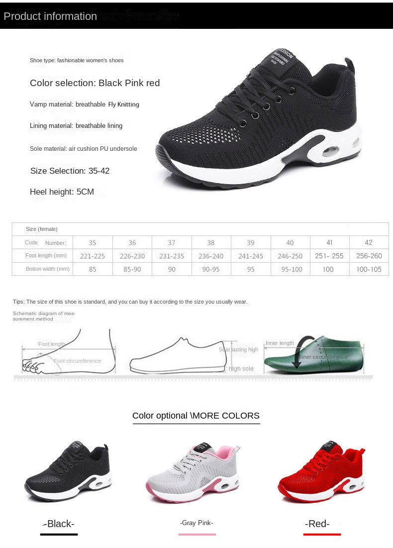 Women Sneakers Lightweight Knitted Shoes Women Casual Flats Shoes Female Tennis Shoes Non-Slip Women Sport Shoes