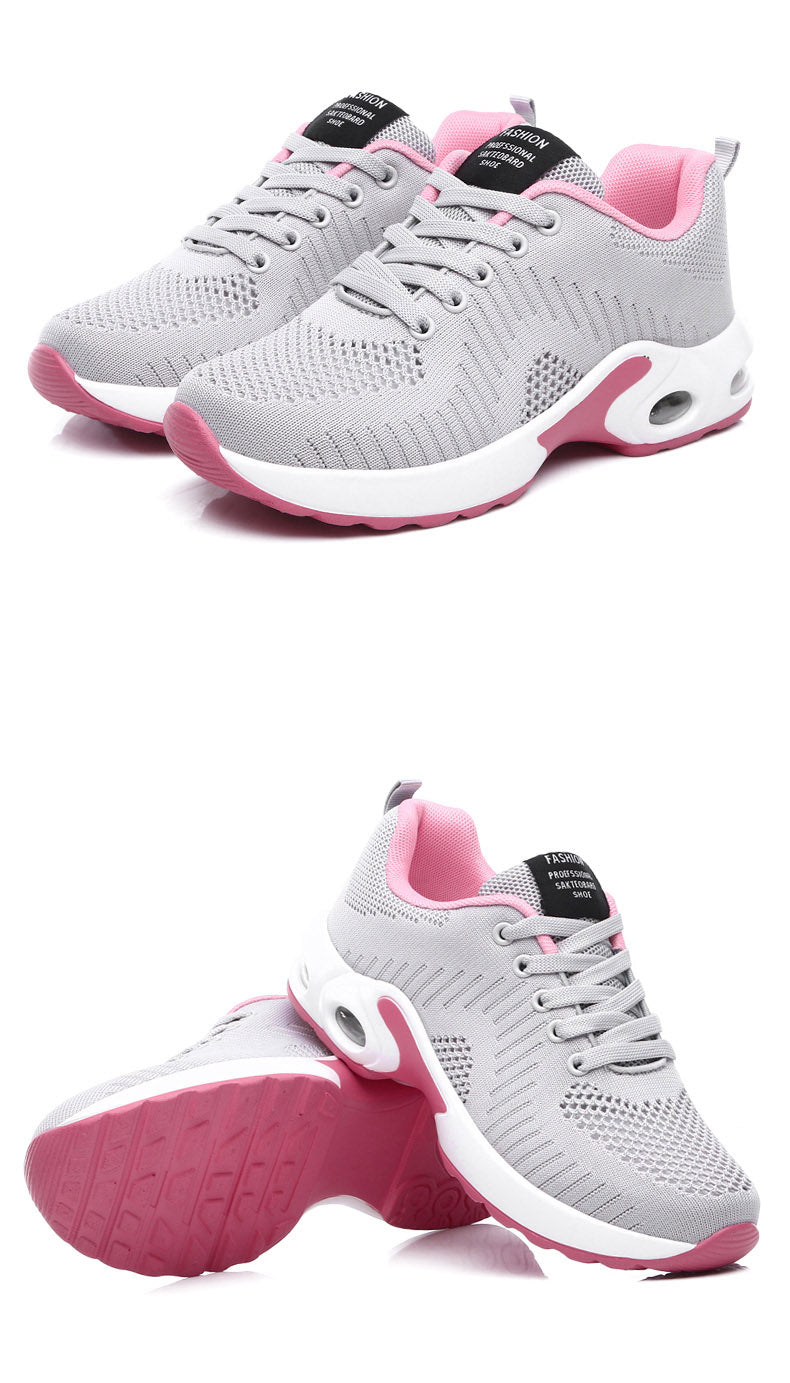 Women Sneakers Lightweight Knitted Shoes Women Casual Flats Shoes Female Tennis Shoes Non-Slip Women Sport Shoes