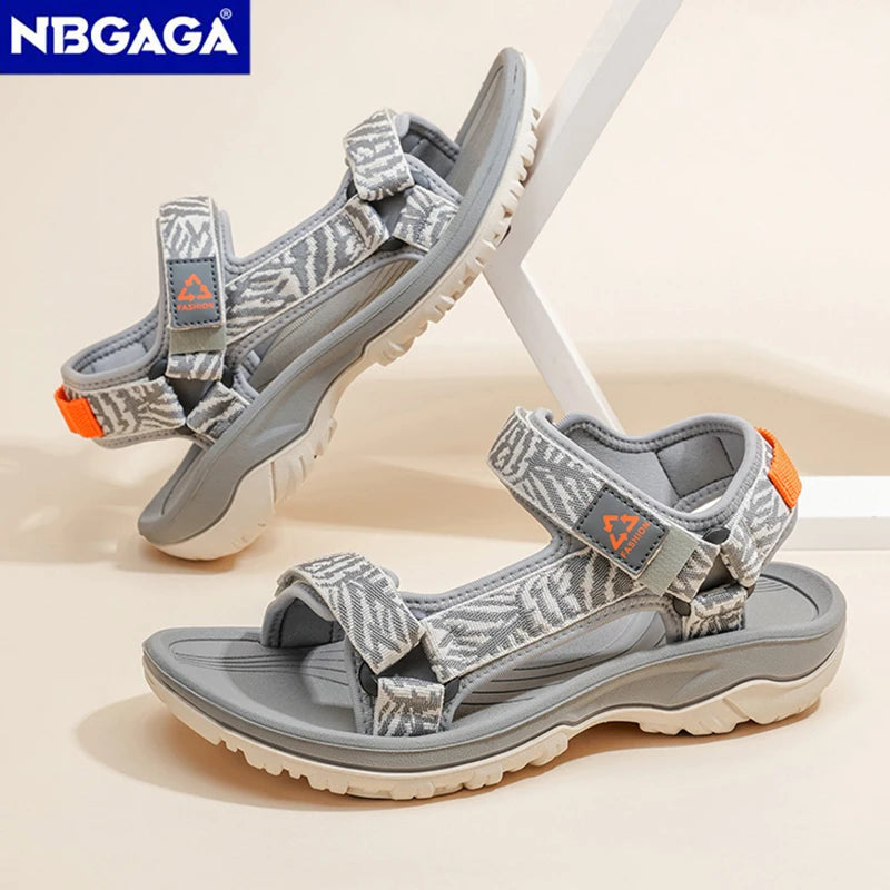 Ladies' Fashion Casual Flat Sandals Outdoor Summer  Open-Toe Beach  Shoes Soft Sole Comfort Women's Breathable Walking Sandials