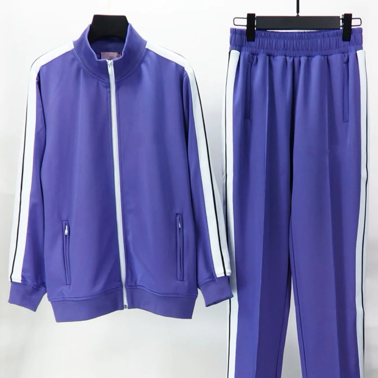 2025 Summer New Casual Suit Men's Lapel Shirt Trouser Two-Piece Comfortable Versatile Sport Suit