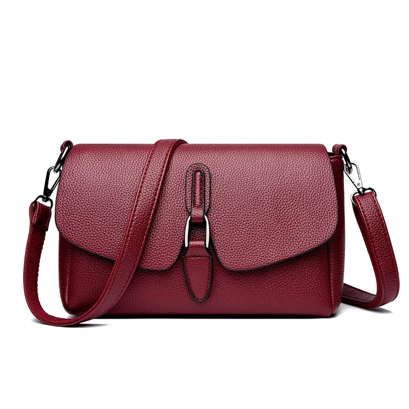 New Soft Leather Crossbody Bags for Women Luxury Handbags Women Bags Designer Female Casual Hand Shoulder Bag bolsos de mujer