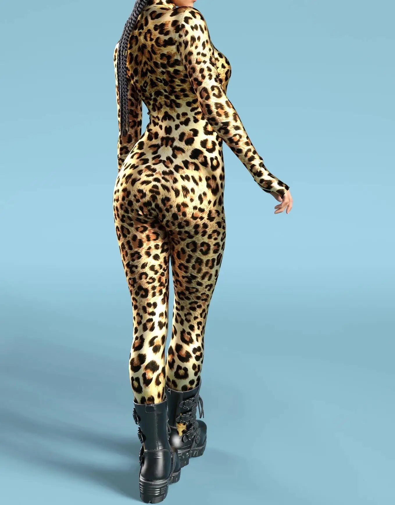 UR1 Women Jumpsuit Dense Color Dots 3D Pattern Adults Halloween Cosplay Costume Party Jumpsuits Carnival Bodysuit Monos Mujer
