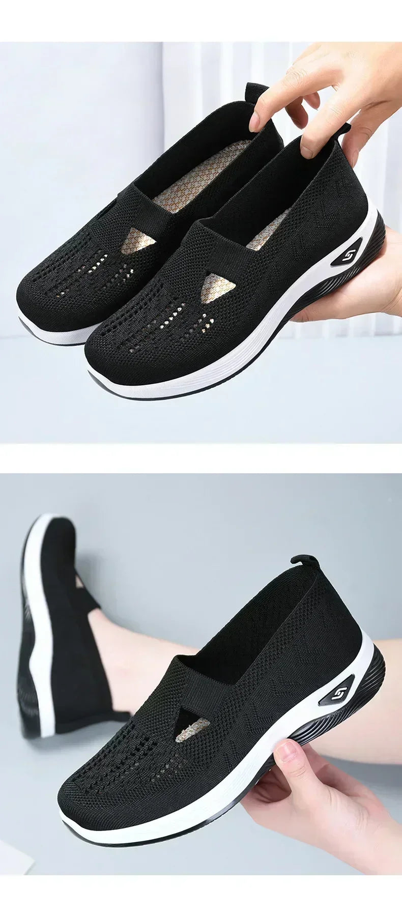 Women's Casual Shoes Breathable Comfortable Orthopedic Shoes Non Slip Sneakers For Spring And Summer New Arrival Women Mesh