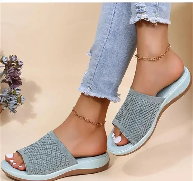 Woman Sandals Shoes Summer Party Women's Sandals Outdoor Women's Shoes Soft Sandals Ladies Slip On Slipper Female Footwear