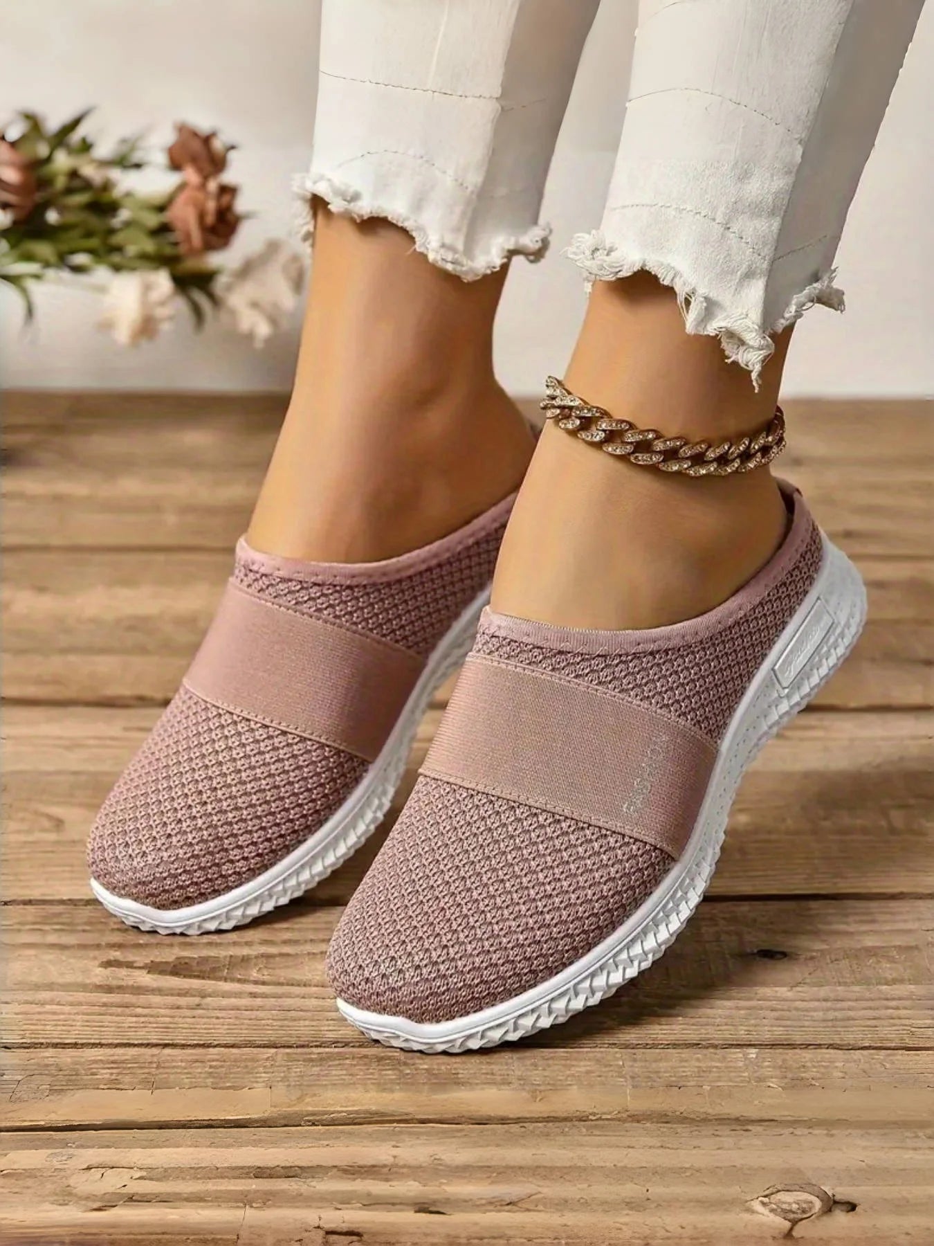 women's shoes Solid Color Mules, women's summer shoes free shippiing shoes Slippers for women Comfortable and breathable